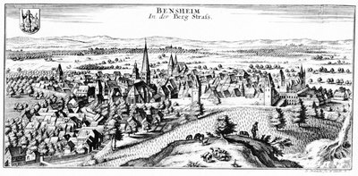 Näkymä Bensheimista tekijältä Ludwig Lange